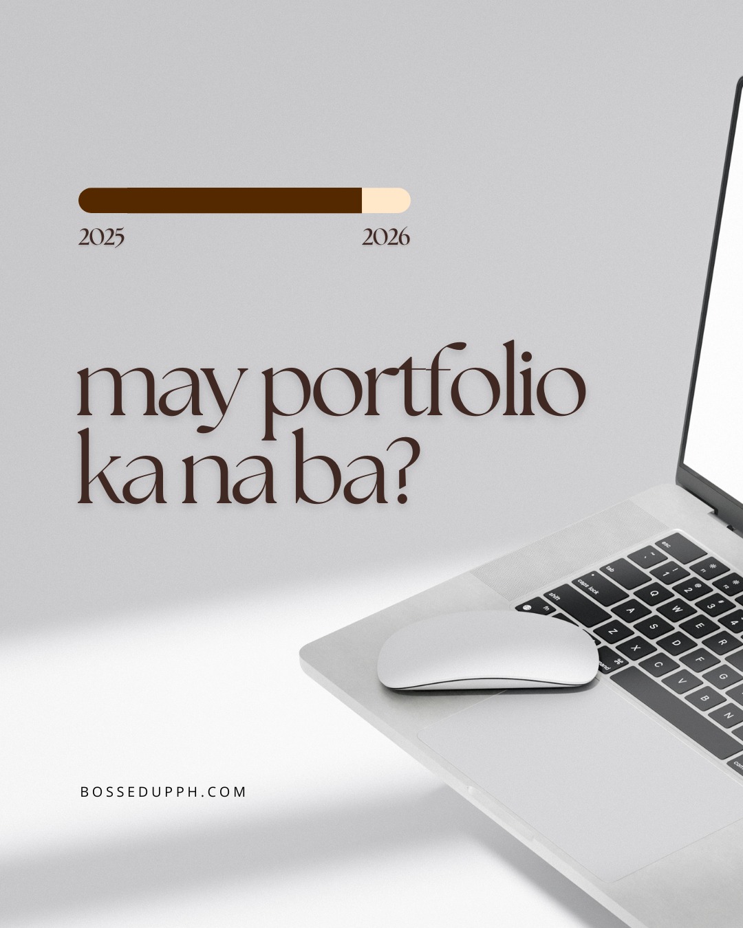 Yung nagsabing gagawa ng portfolio nung January,
how is it going so far? 👩🏻‍💻

May challenge ba or any setbacks kaya hindi mo pa nasimulan?
Or meron na kahit paano?

If wala pa totally, you can use FREE website templates sa Canva or create a FREE one sa Google Site to get started, Bosses.

🌐 See how I create a website portfolio sa Canva and Google Site (step-by-step) 

Tutorial links are in the comment section 👇
