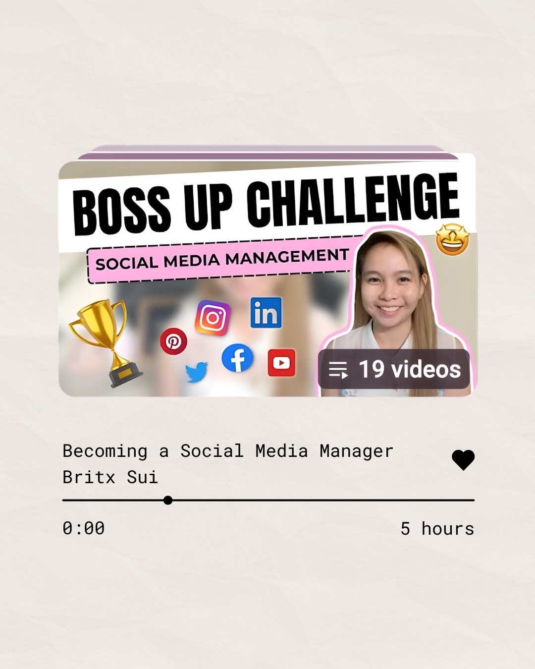 5 hours of learning, lifetime earnings 🤑

If you have about 5 hours free this April,
you can binge-watch my 𝗦𝗠𝗠 𝗘-𝗖𝗢𝗨𝗥𝗦𝗘 𝗳𝗼𝗿 𝗙𝗥𝗘𝗘 📚

Pero syempre, as I always say:
𝗬𝗼𝘂 𝗻𝗲𝗲𝗱 𝘁𝗼 𝘁𝗮𝗸𝗲 𝗮𝗰𝘁𝗶𝗼𝗻 𝘁𝗼 𝗴𝗲𝘁 𝗿𝗲𝘀𝘂𝗹𝘁𝘀 💻

This free e-course is just the foundation.
But I hope that with this, you build a good career as a Social Media Manager 💃🕺🏻

🔗Just type "SMM e-course" para ma-send agad sayo yung course link!

Again, this is FREE.
If you see anyone asking for payment for these videos, please report dito sa page natin!

#SMMcourse #socialmediacourse #freeSMMtraining #socialmediamanagementtraining