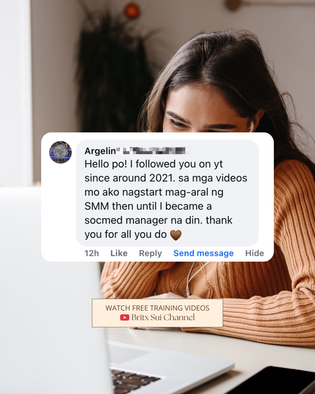 I know maraming new aspiring freelancers dito…
I’m hoping that this win na shinare ni Boss Argelin can inspire you na mag-aral din until you become an online freelancer 💻

She may have started a couple of years ago
but 𝗱𝗼𝗻’𝘁 𝗲𝘃𝗲𝗿 𝘁𝗵𝗶𝗻𝗸 𝗻𝗮 𝗶𝘁'𝘀 𝘁𝗼𝗼 𝗹𝗮𝘁𝗲 𝗳𝗼𝗿 𝘆𝗼𝘂.

Hangga’t may internet, may possibilities of work online
so keep going, Bosses 💪

I’m excited to receive more messages like this sa 2026 🤍🤩

Comment your most EXCITED emoji sa comments if feel mo 𝗶𝗸𝗮𝘄 𝗻𝗮𝗺𝗮𝗻 𝗻𝗲𝘅𝘁 𝘆𝗲𝗮𝗿 ang may ganitong win 🤩

Woohooo! 🕺🏻💃