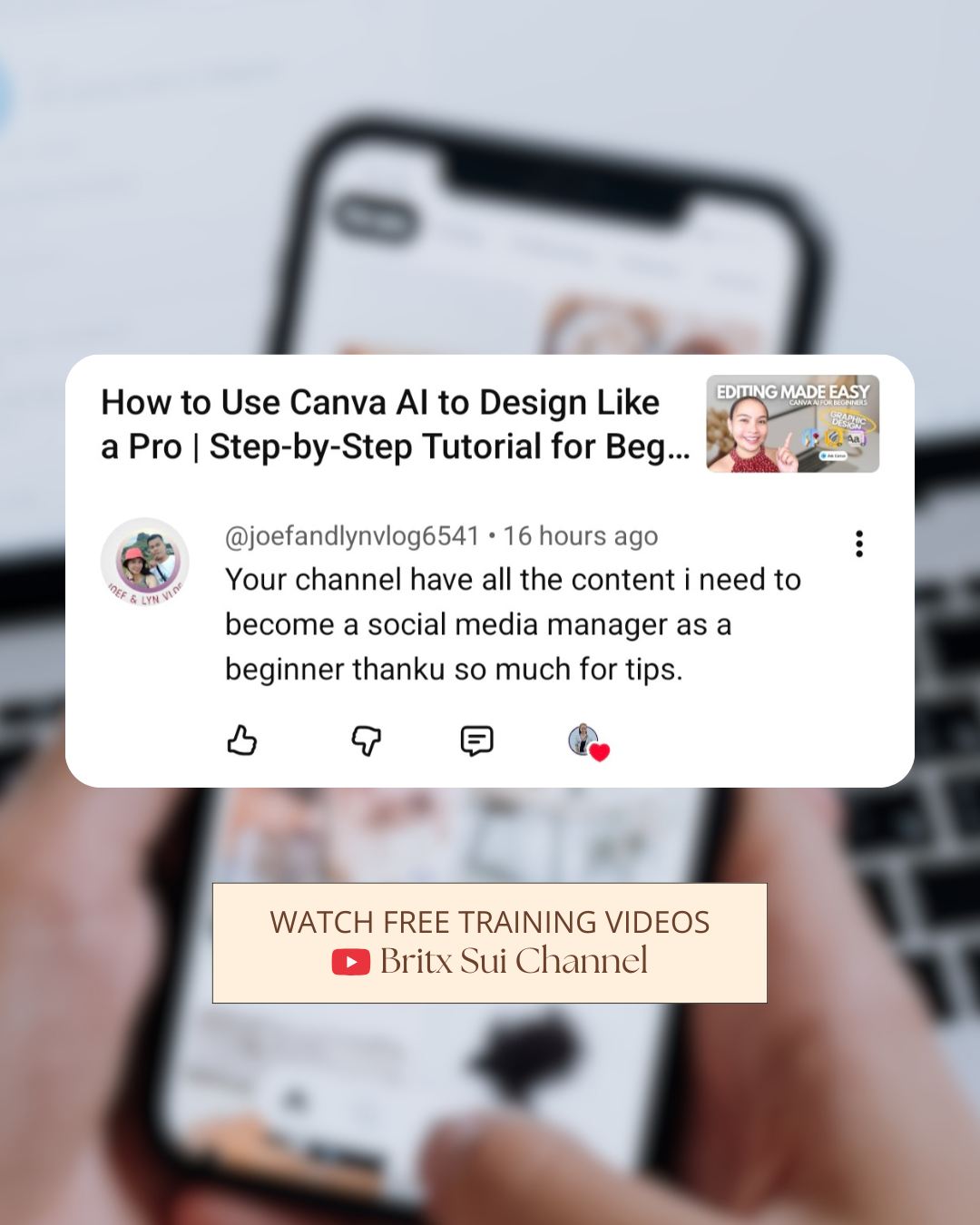 If you're also starting your career as a Social Media Manager, just know that you don't have to figure everything out alone, Bosses!

We've got plenty of free resources in the channel 🤎

Training links in the comments 👇

#socialmediatraining #socialmediamanagement #socialmediamanagerph