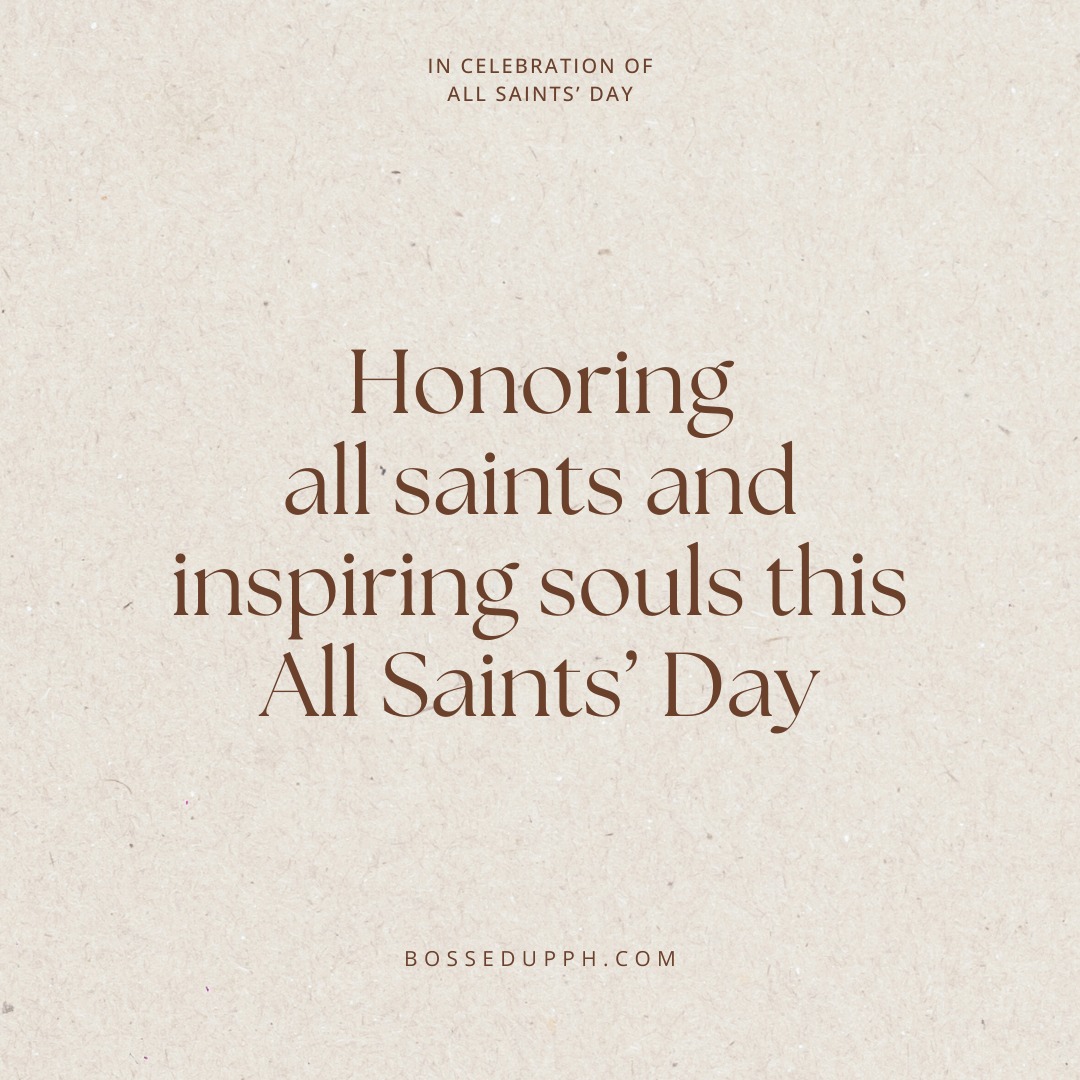 Honoring all saints and inspiring souls this All Saints’ Day 🕊️

#allsaintsday #philippineallsaintsday