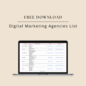 Digital Marketing Agencies List