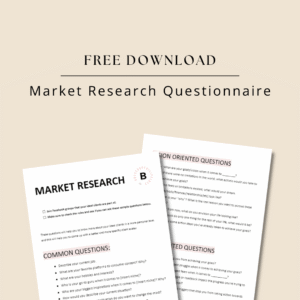 Market Research Questionnaire