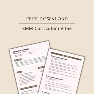 SMM Curriculum Vitae (CV Template)