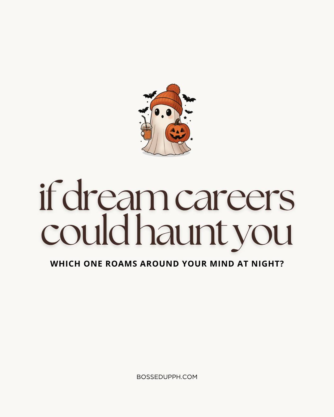 Anong multo mo? #careeredition 😄

Happy Halloween, Boss Up Fam 👻

#halloween2025