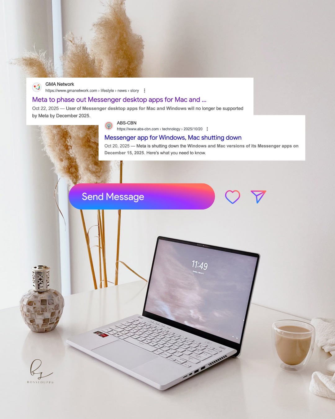Balik web browser na ulit, Bosses!
No more Messenger apps for both Windows and macOS 💬

Who’s team desktop pag nagchachat via Messenger kay client or sa team? 😀🙋‍♀️