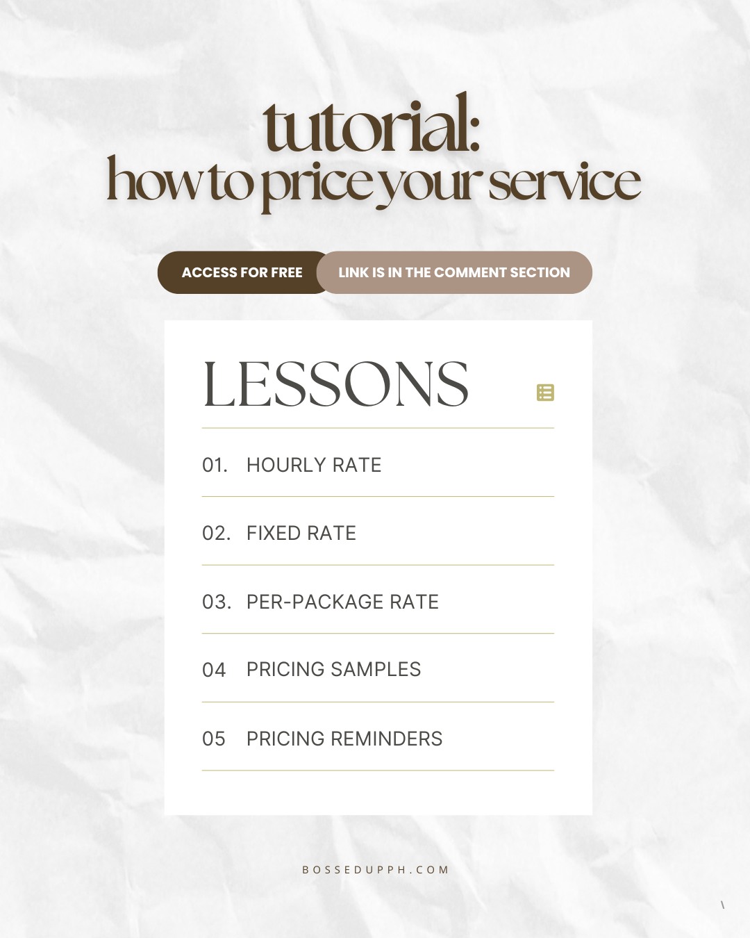 💰 If you wanna know how to rate your freelance service,
I have a video where I talked about these 5 points, Bosses.

Feel free to access it sa comments 💻