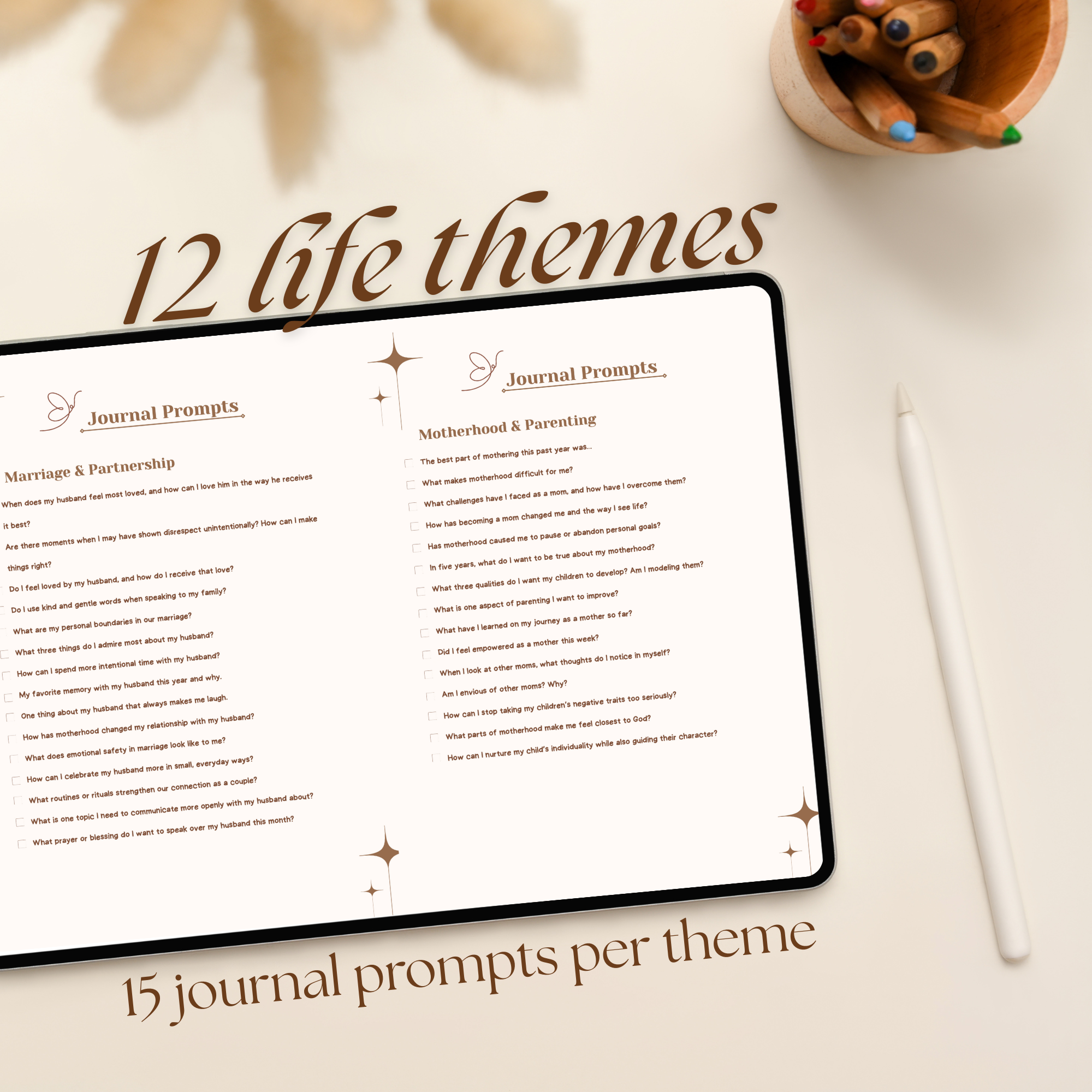 2026 Journal Diary For Moms | Printable PDF Journaling Prompts & Reflection Pages | Daily Habit Tracker Monthly Memory Book (Digital Download) - Image 4