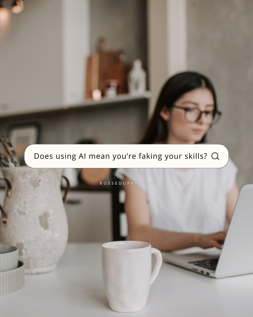 Do you still 𝗻𝗼𝘁 𝘂𝘀𝗲 𝗔𝗜 because it feels like 𝘆𝗼𝘂’𝗿𝗲 𝗳𝗮𝗸𝗶𝗻𝗴 𝘆𝗼𝘂𝗿 𝘀𝗸𝗶𝗹𝗹𝘀?
If yes, hear me out, Bosses.

👉AI is simply a TOOL
👉and being able to USE AI is a SKILL

So next time 𝘆𝗼𝘂 𝗳𝗲𝗲𝗹 𝗴𝘂𝗶𝗹𝘁𝘆 using any AI app or site, remember..
𝗶𝘁’𝘀 𝗷𝘂𝘀𝘁 𝗹𝗶𝗸𝗲 𝗮𝗻𝘆 𝗼𝘁𝗵𝗲𝗿 𝘁𝗼𝗼𝗹.

Yup, a tool to maximize 🤖💻

What else is stopping you from using AI?
Share it below! I’d love to know, Bosses!